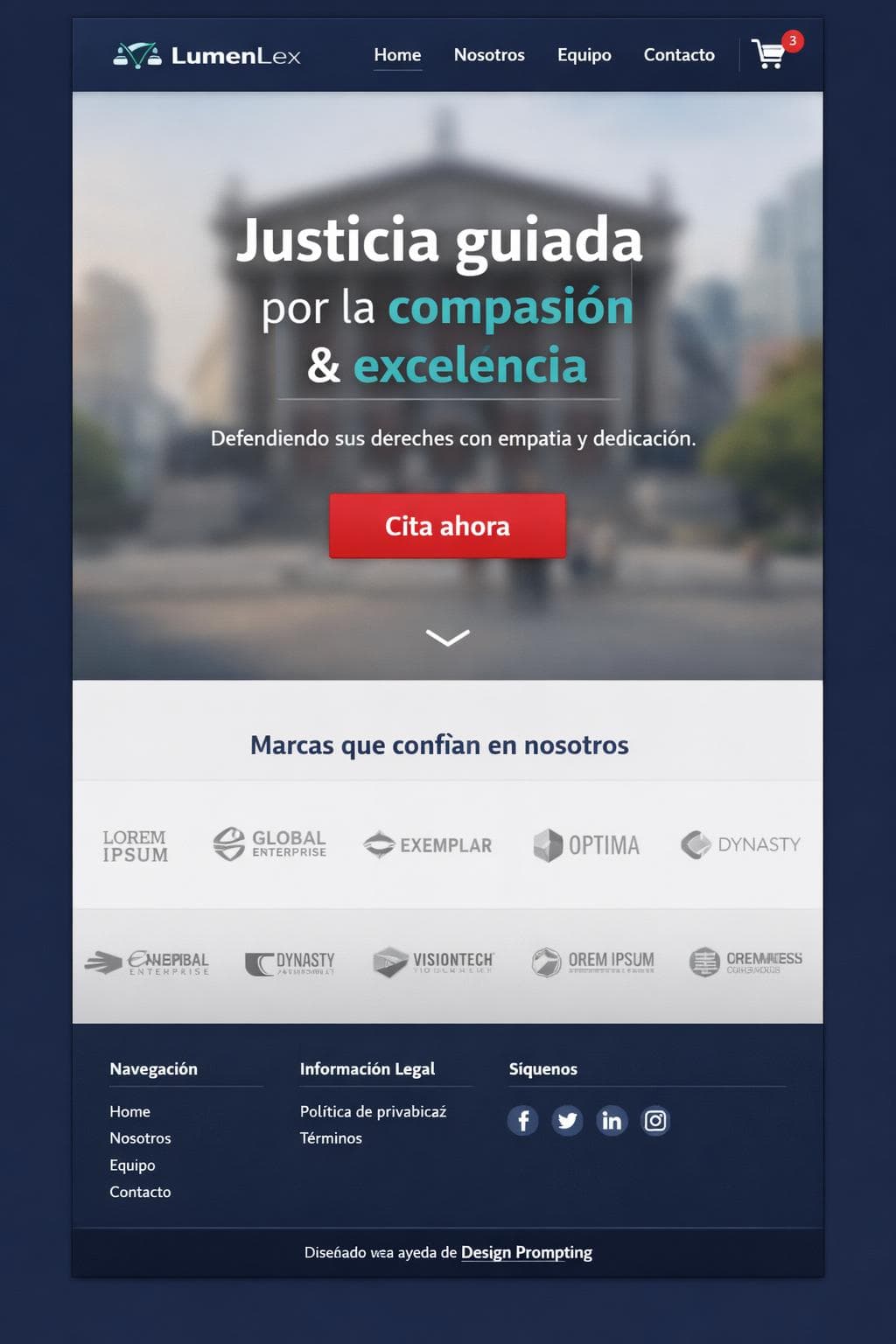 Abogados Delta — vista previa del theme