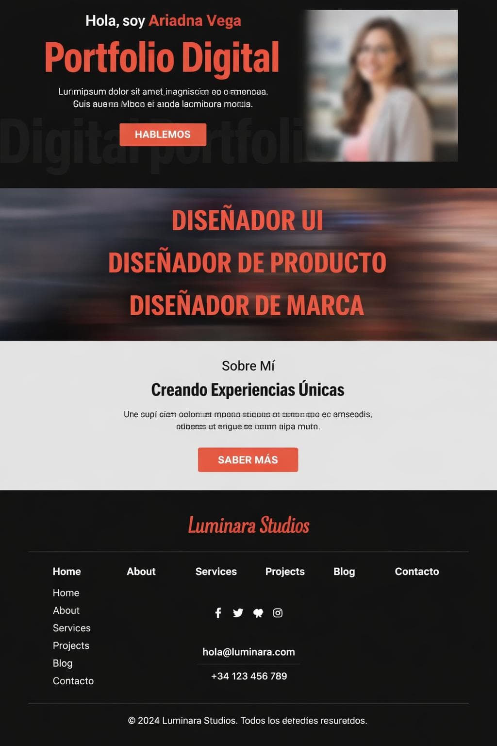 Academia Lumen &mdash; vista previa del theme