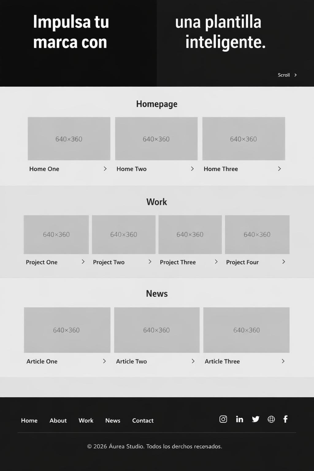 Agencia Alba — vista previa del theme