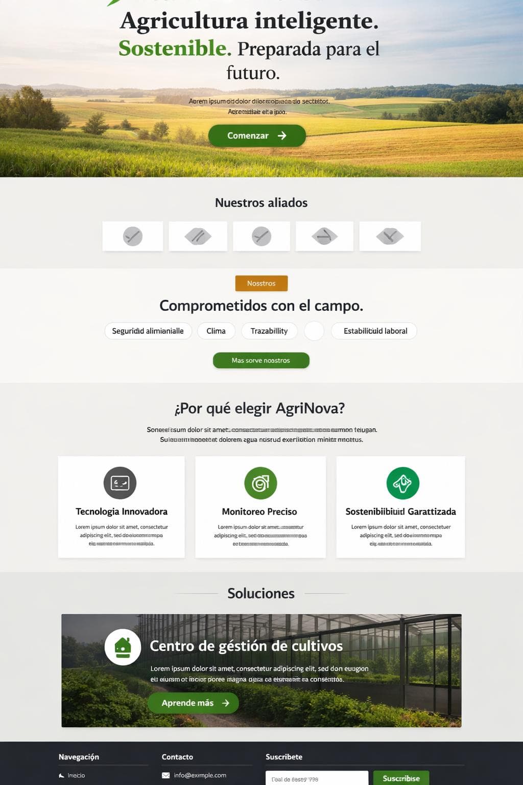 Agro Aurora — vista previa del theme