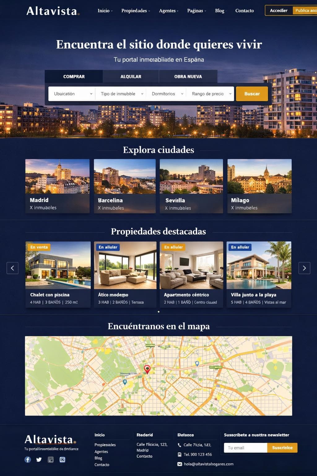 Altavista Hogares &mdash; vista previa del theme
