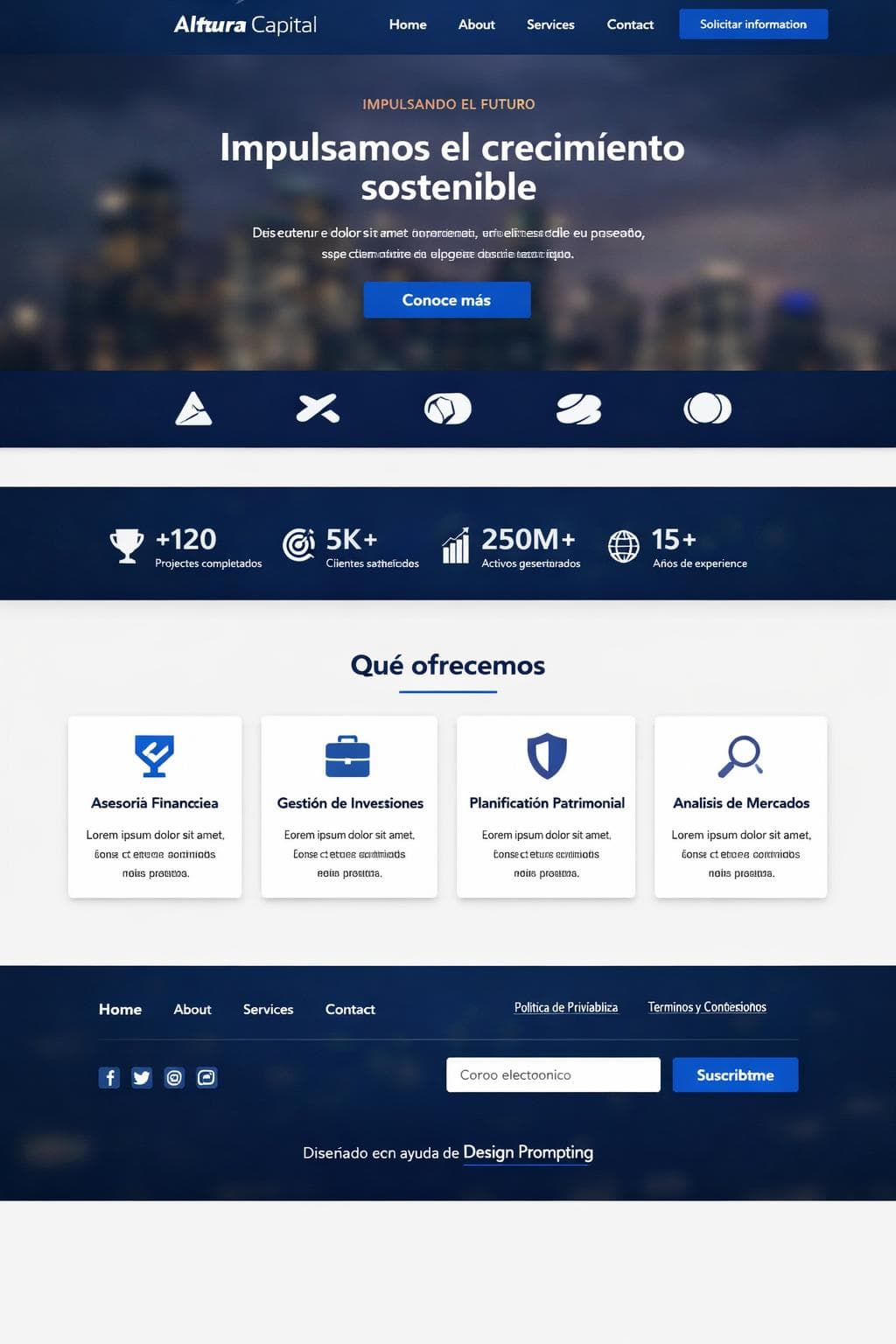 Altura Capital — vista previa del theme