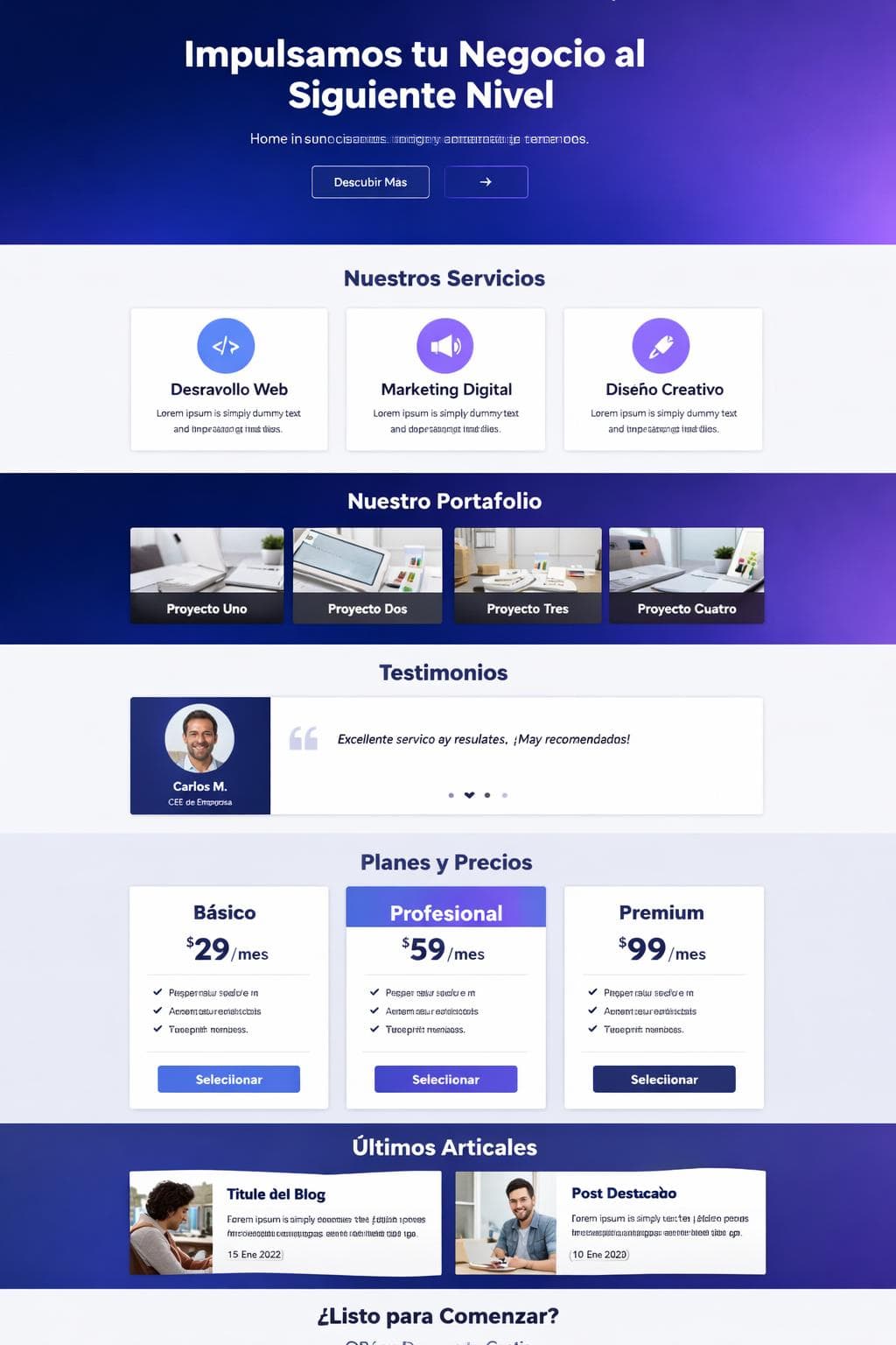 App Polar — vista previa del theme
