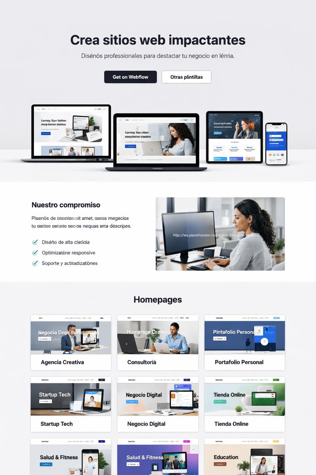 Armon&iacute;a &Eacute;ter &mdash; vista previa del theme