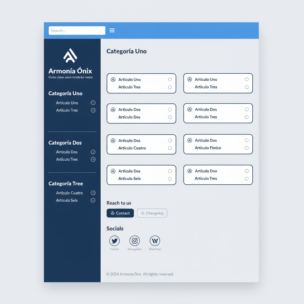Armonía Ónix — vista previa del theme