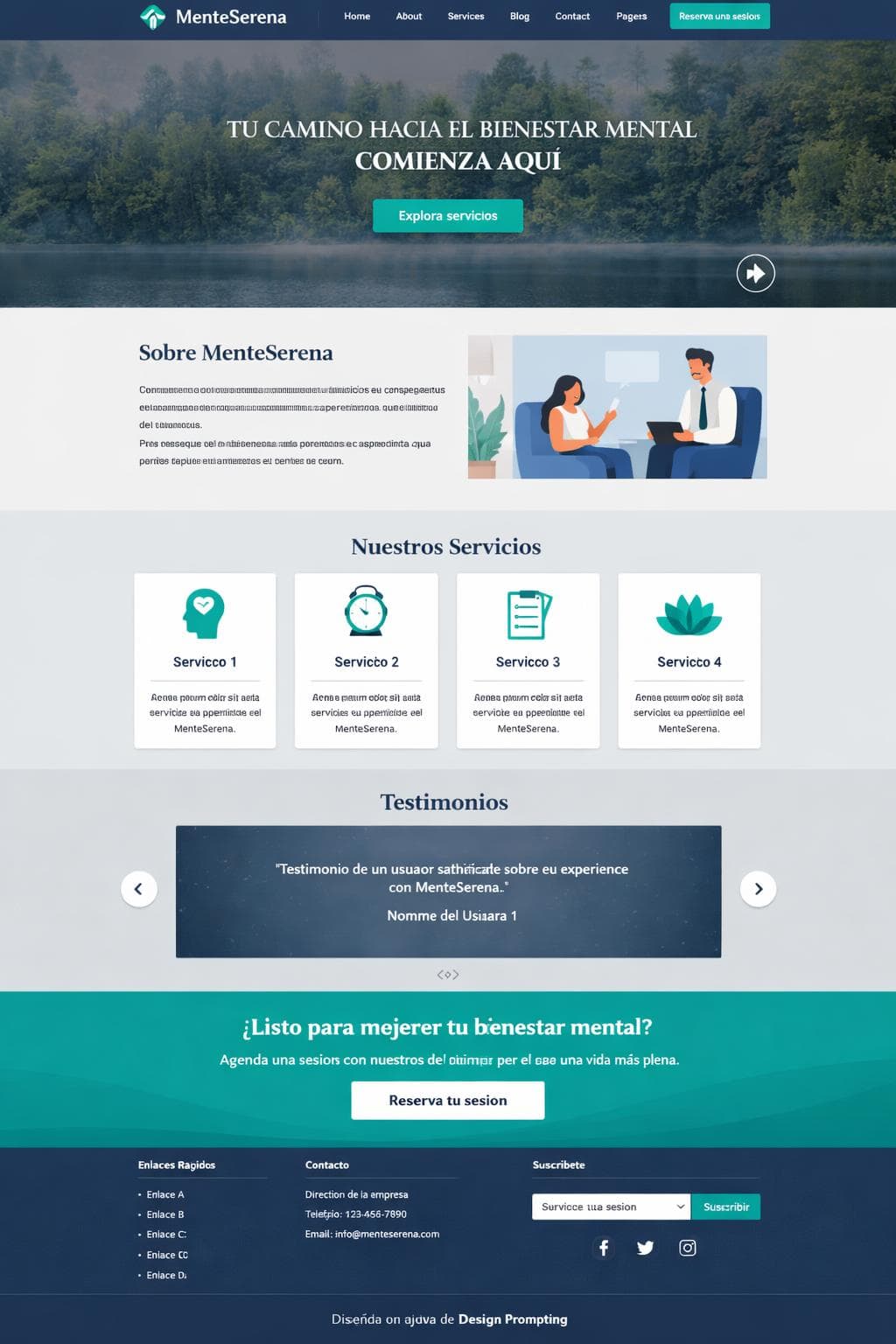 Armonía Valle — vista previa del theme