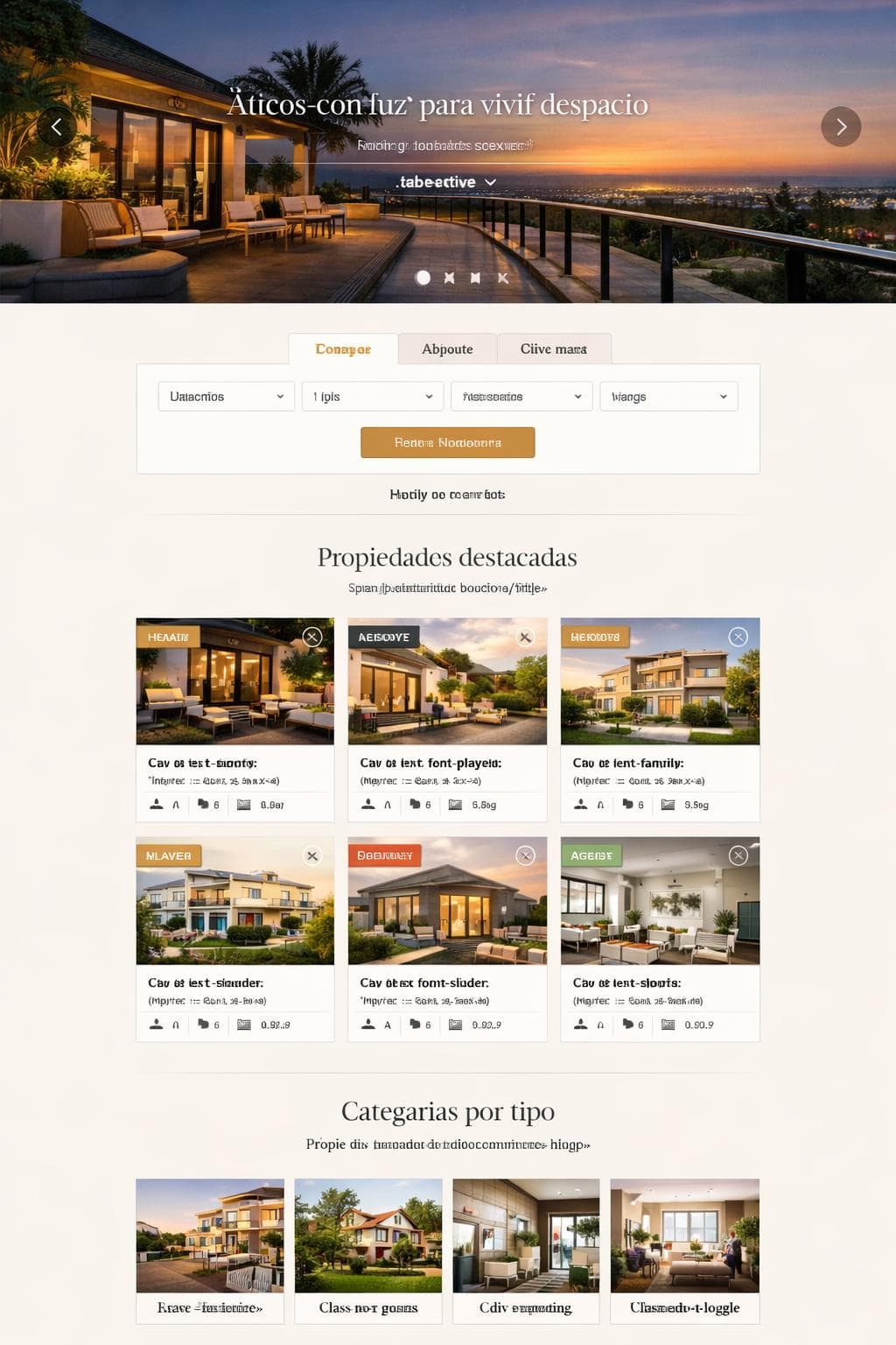 Atrio Nido &mdash; vista previa del theme
