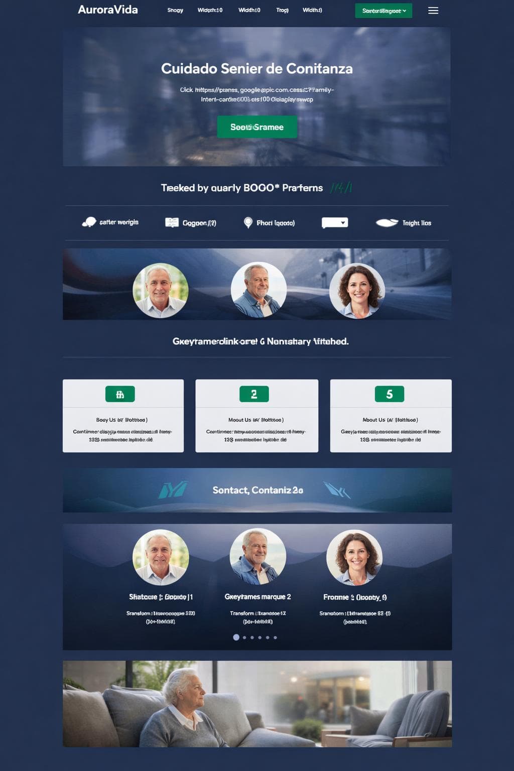 AuroraVida — vista previa del theme