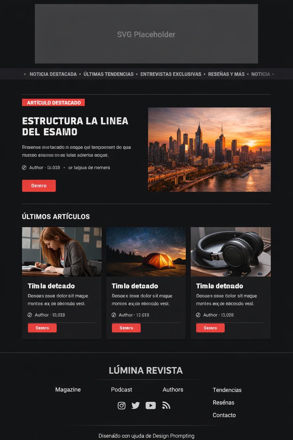 Beats Atlas &mdash; vista previa del theme