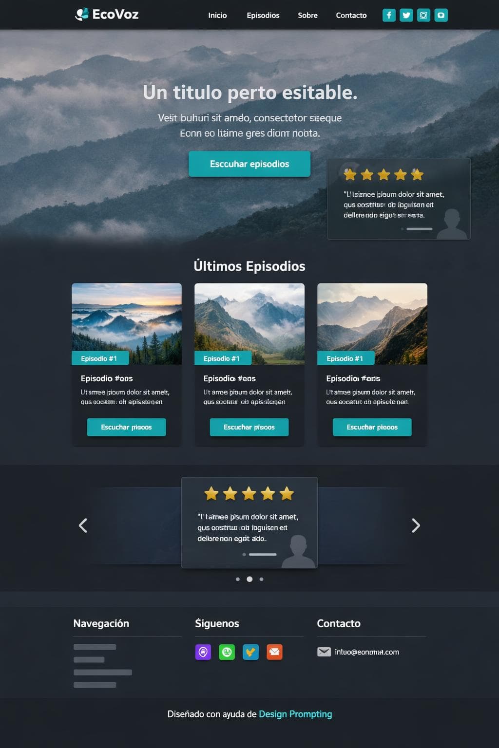 Beats Lira — vista previa del theme