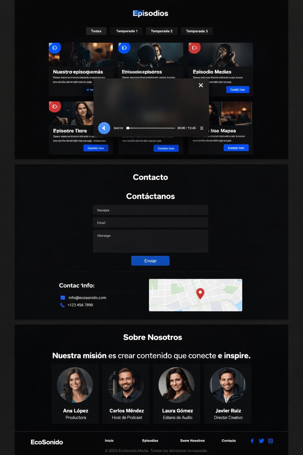Belleza Polar — vista previa del theme