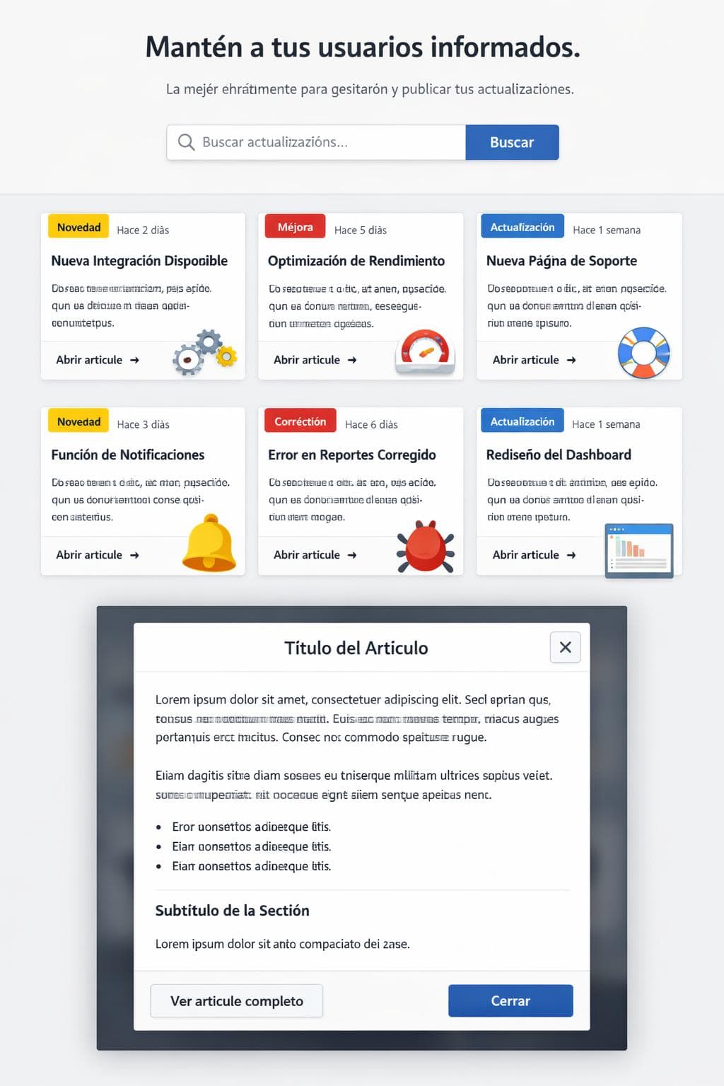 BitCron — vista previa del theme