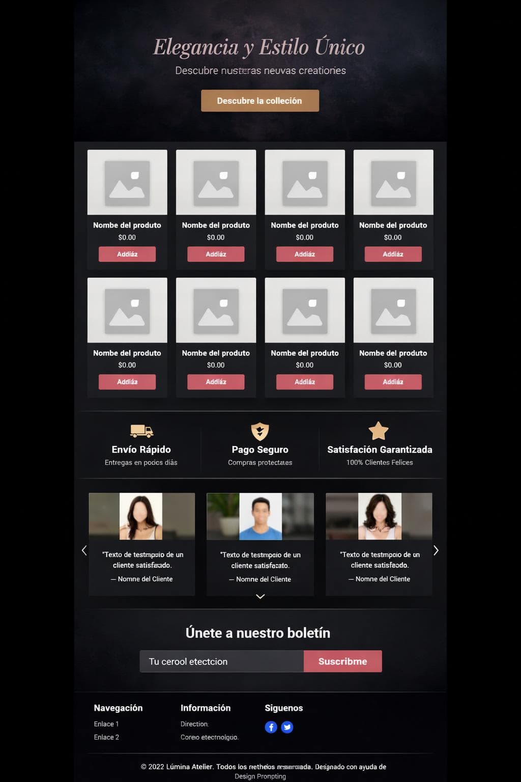 Blog Vega — vista previa del theme