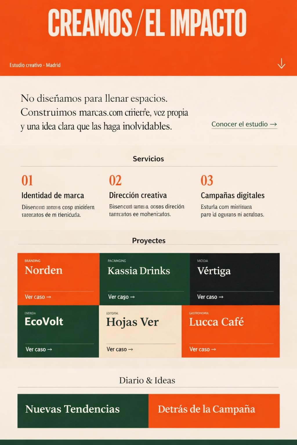 Brama Studio — vista previa del theme