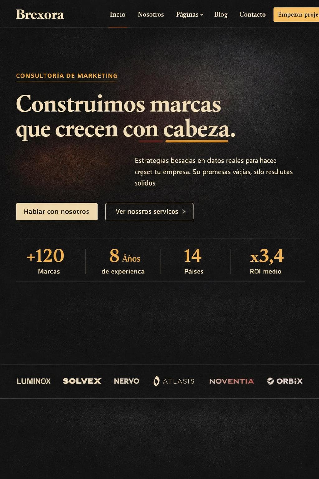 Brexora Consulting — vista previa del theme