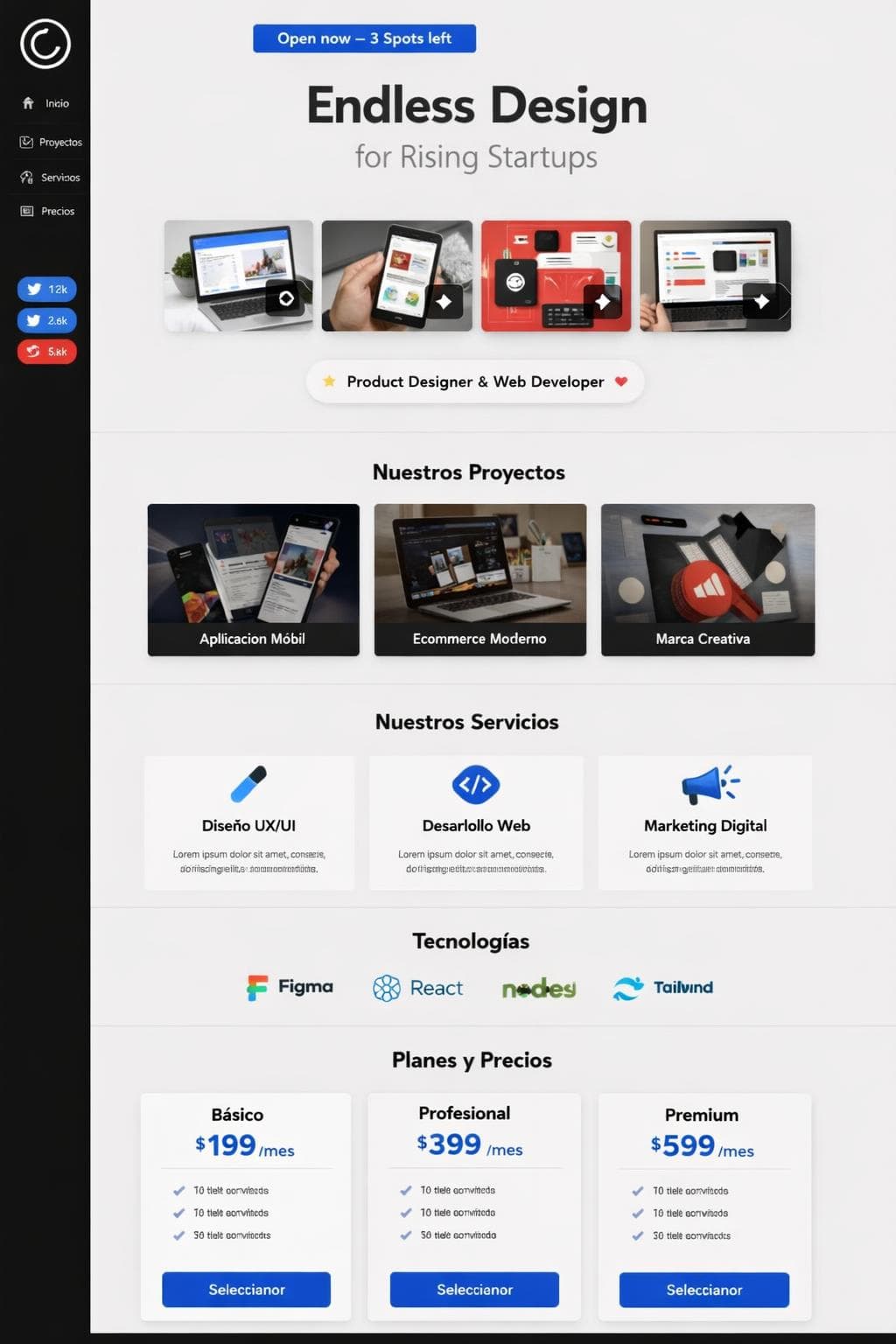 Campus Fuga — vista previa del theme