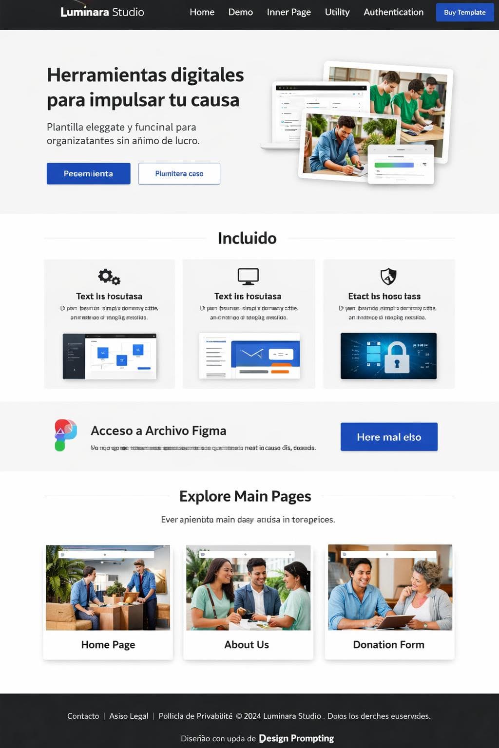 Campus Neon &mdash; vista previa del theme