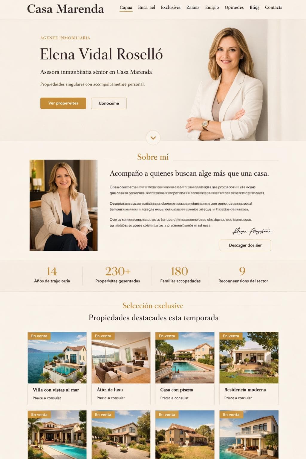 Casa Marenda — vista previa del theme