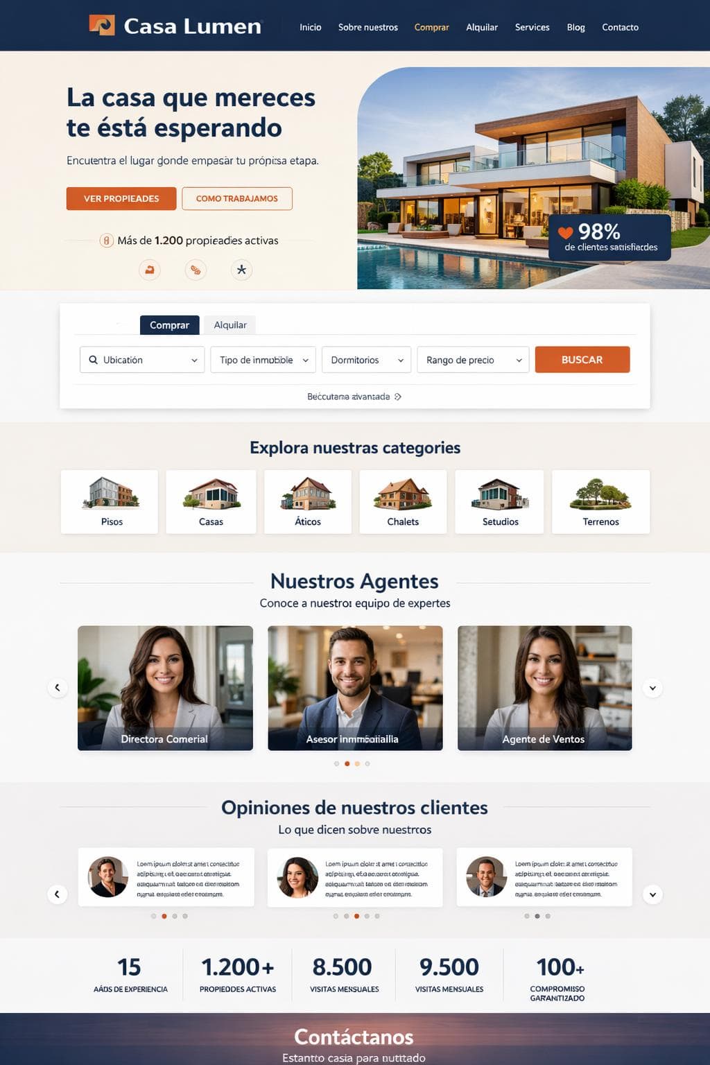 Casas Vega — vista previa del theme