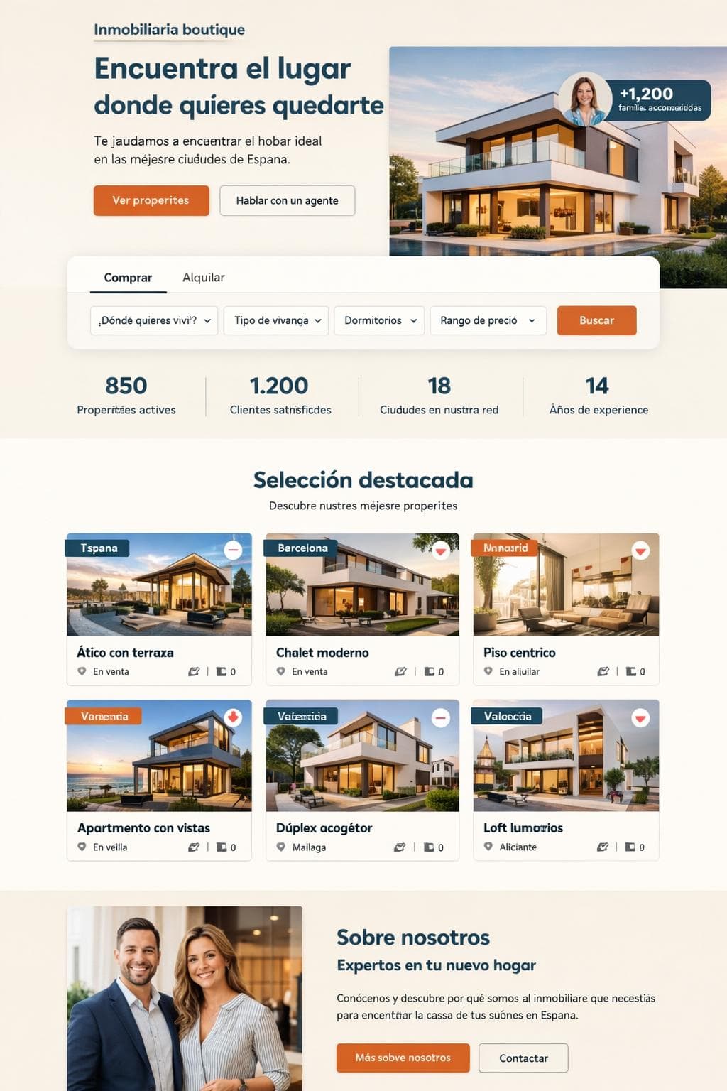 Casavanta Inmobiliaria — vista previa del theme
