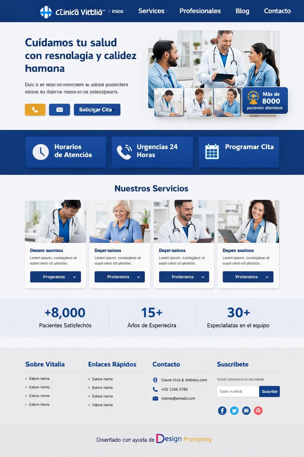 Centro Medico Zenit &mdash; vista previa del theme