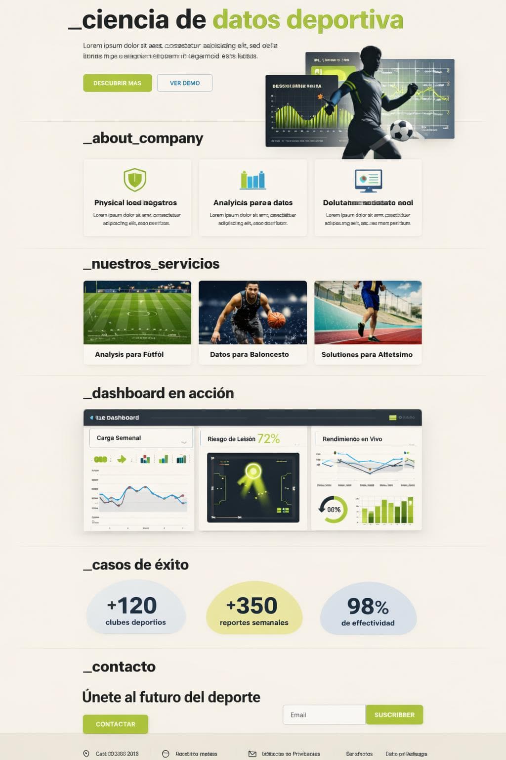 Cifra Labs — vista previa del theme