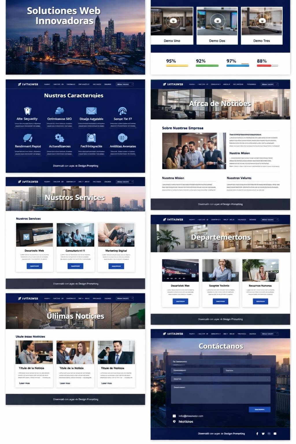 CivitasWeb — vista previa del theme