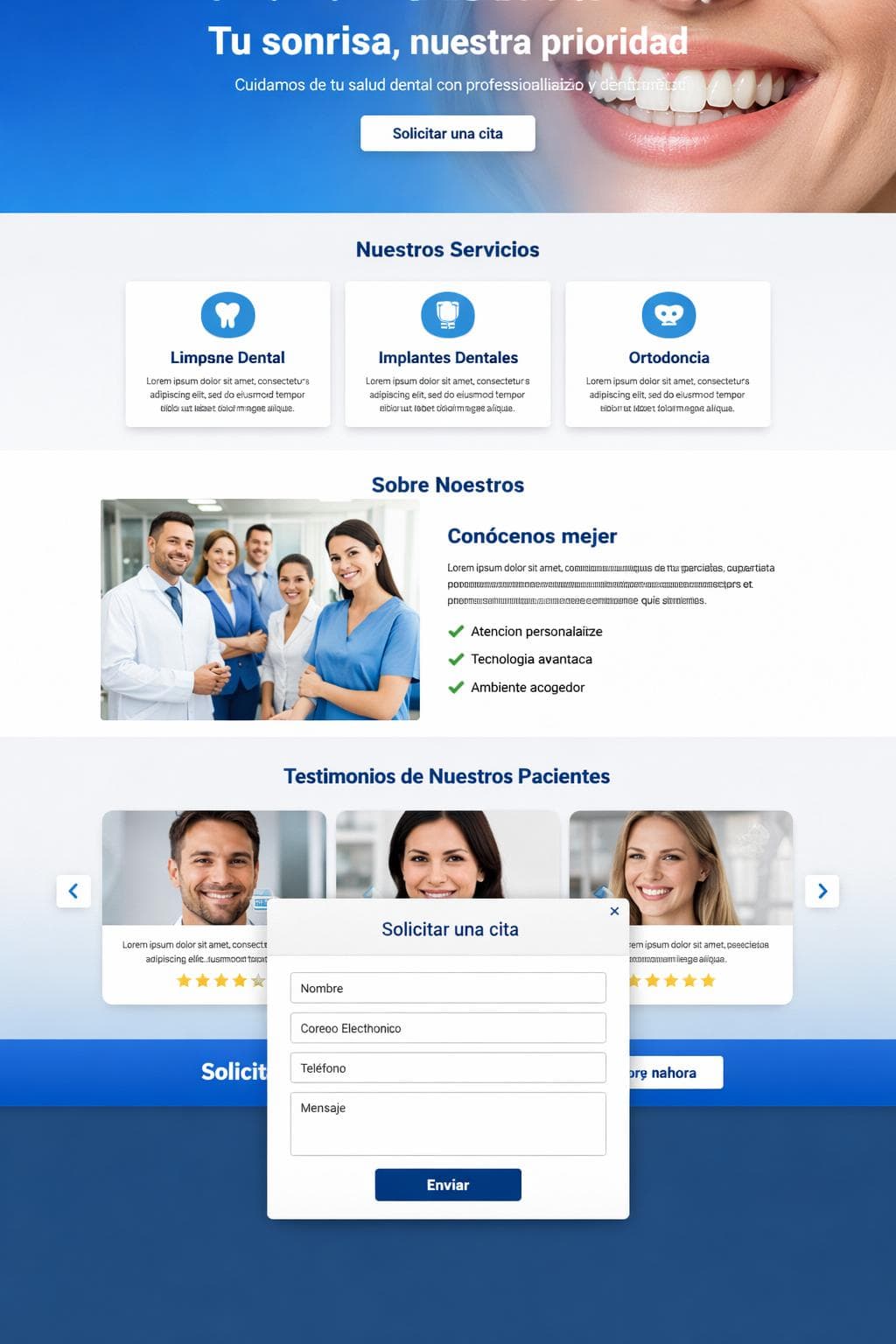Cl&iacute;nica Atlas &mdash; vista previa del theme