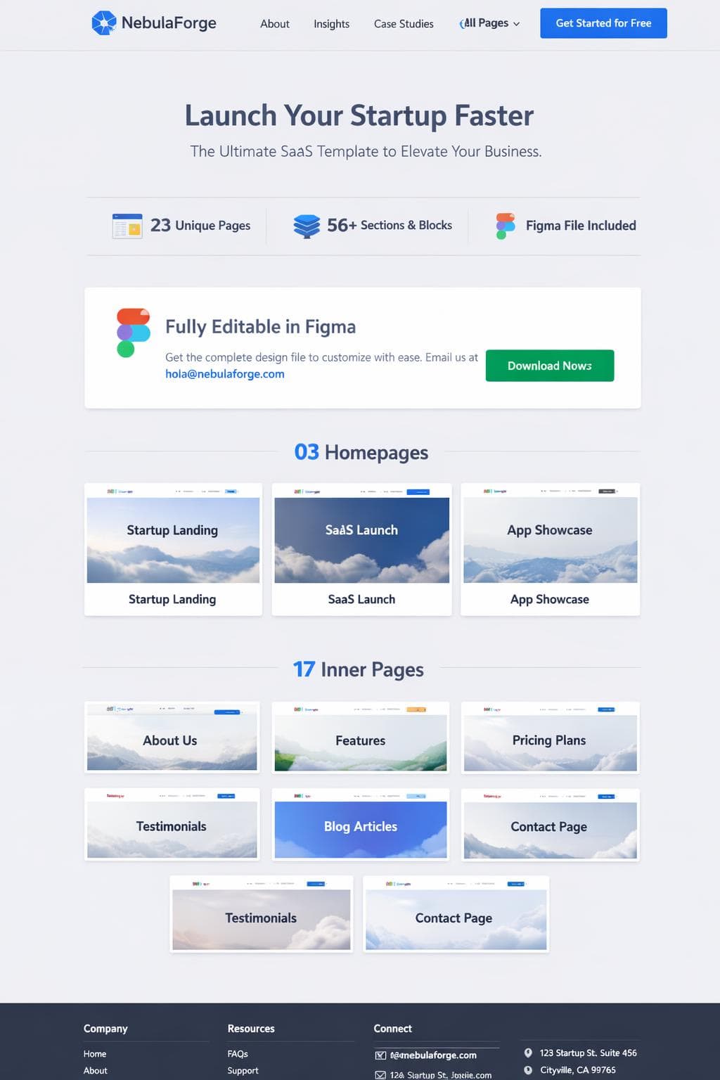 Cloud Boreal — vista previa del theme