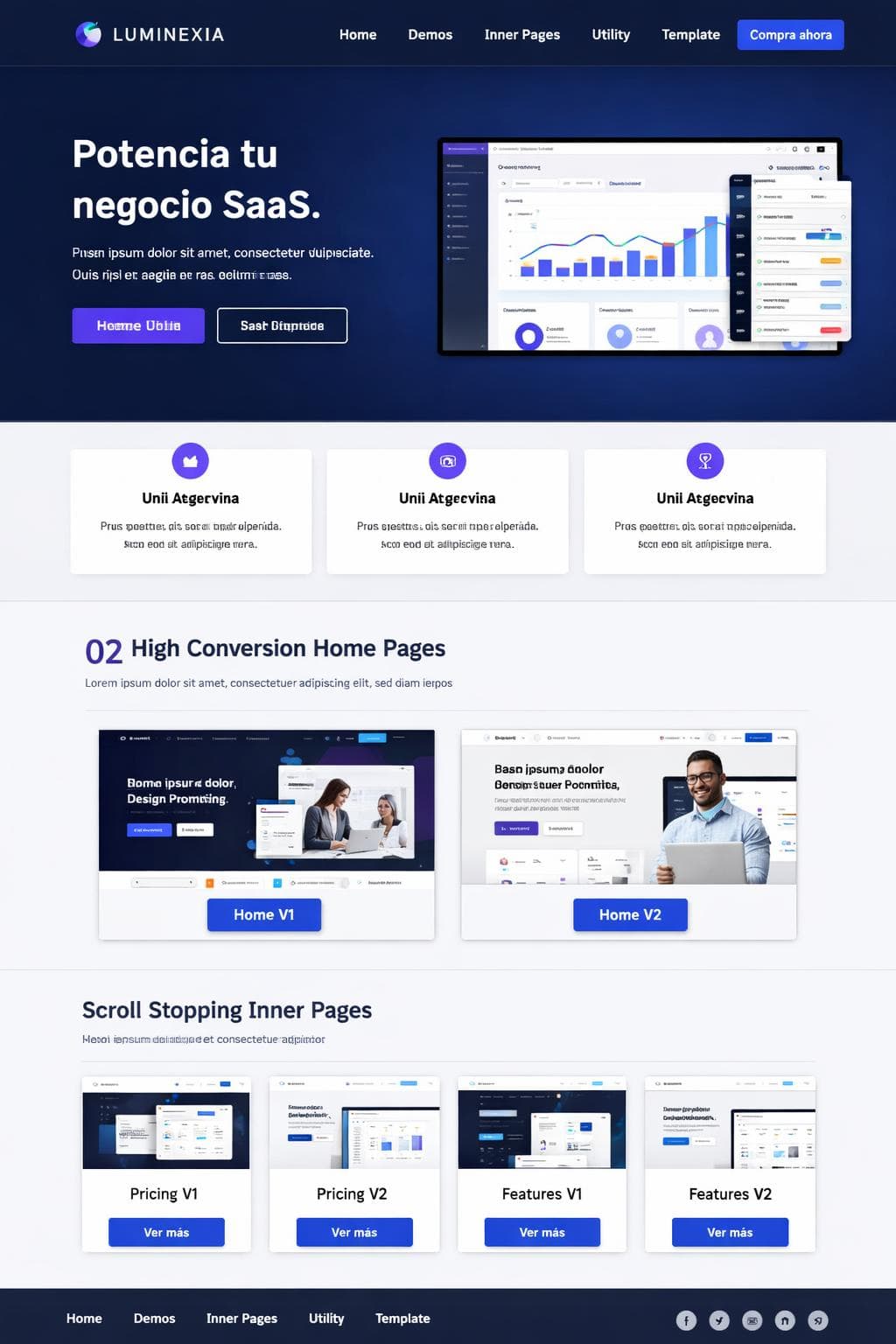 Cloud Delta — vista previa del theme