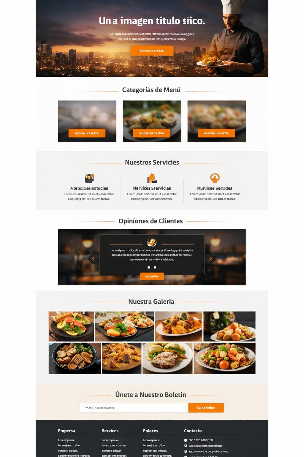 Cocina Andina &mdash; vista previa del theme