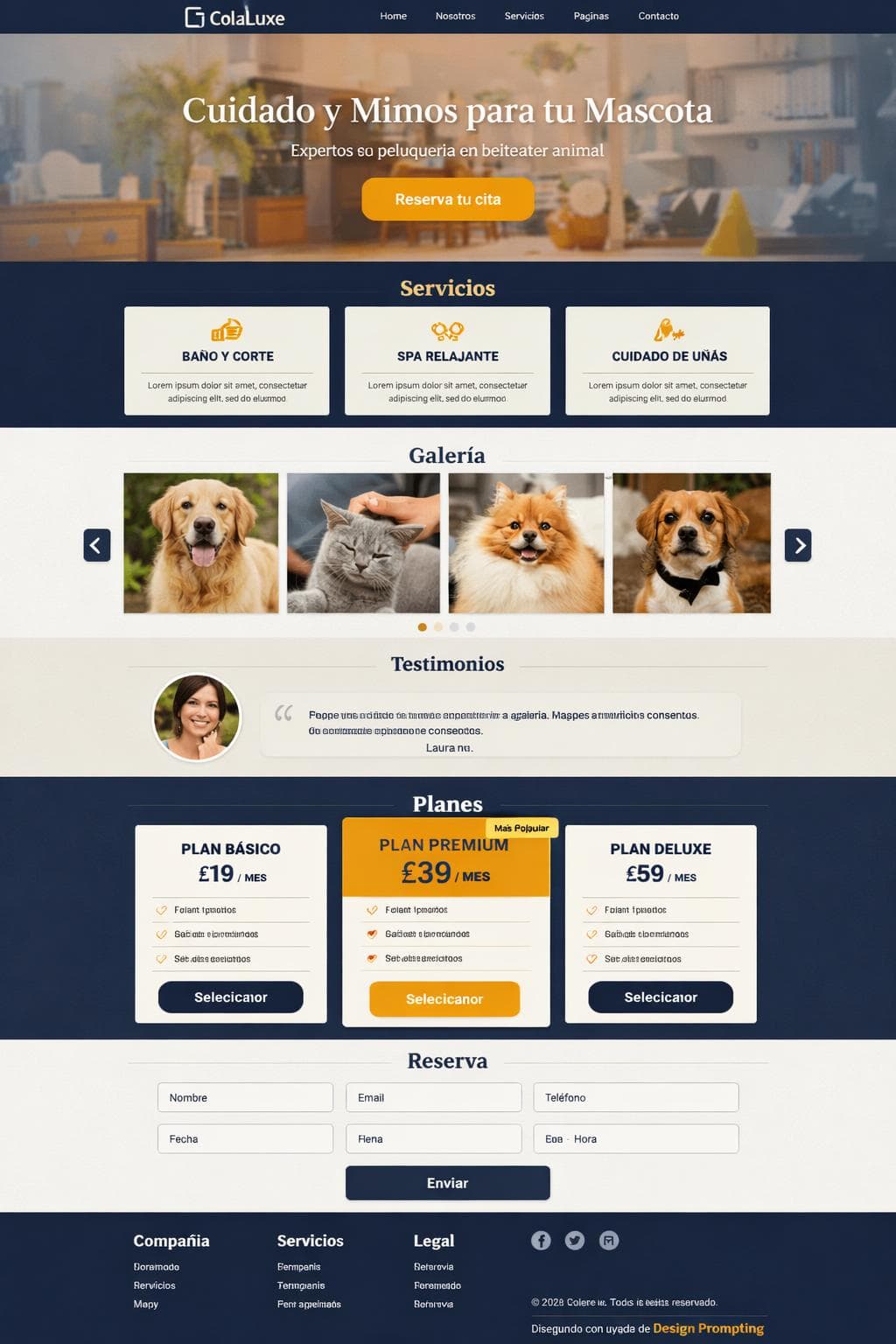 ColaLuxe — vista previa del theme