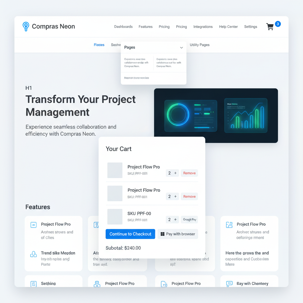 Compras Neon — vista previa del theme