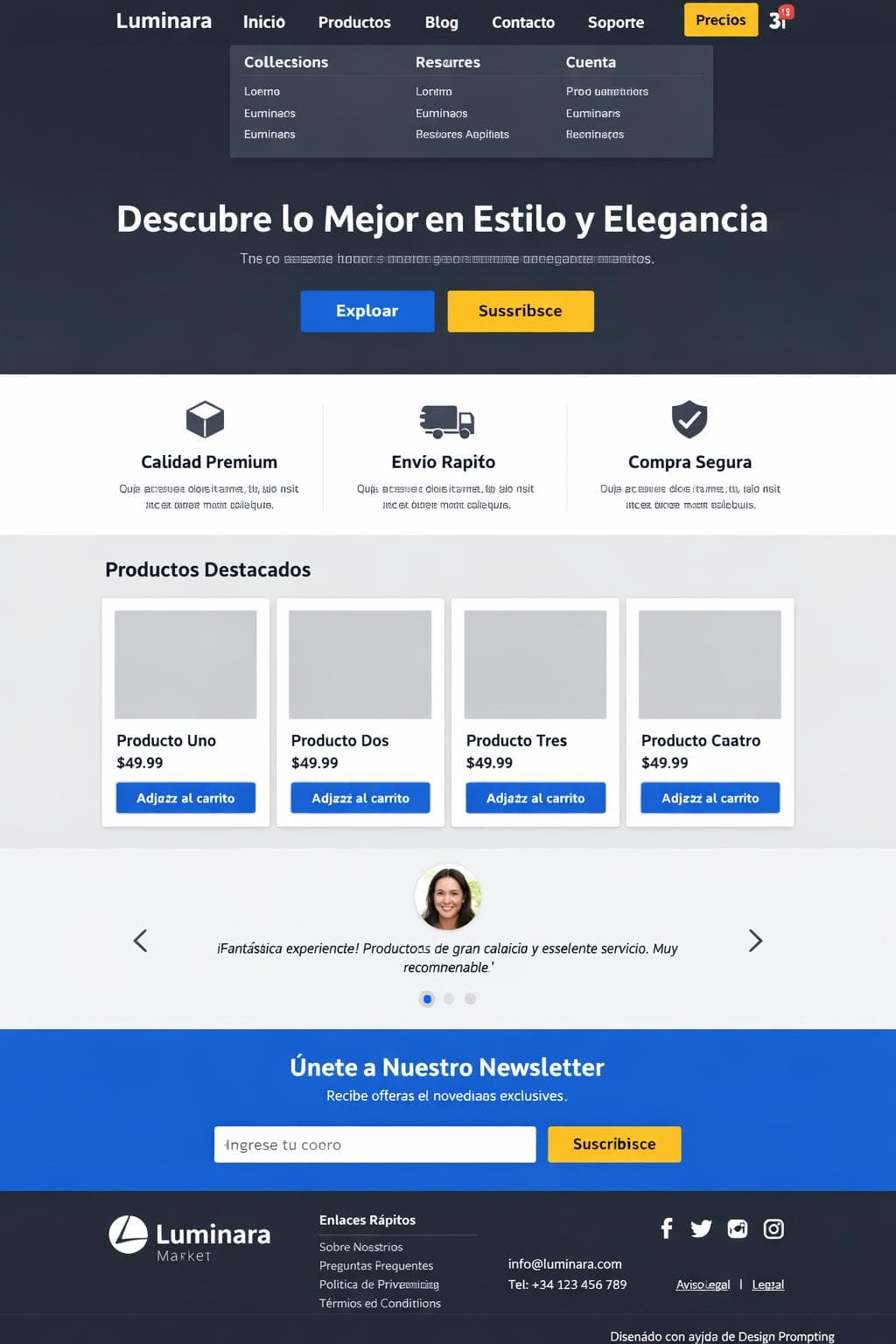 Compras Ónix — vista previa del theme