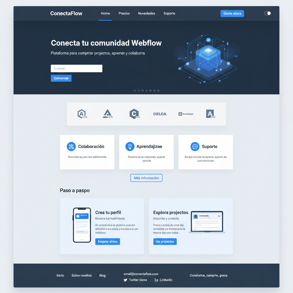 ConectaFlow — vista previa del theme