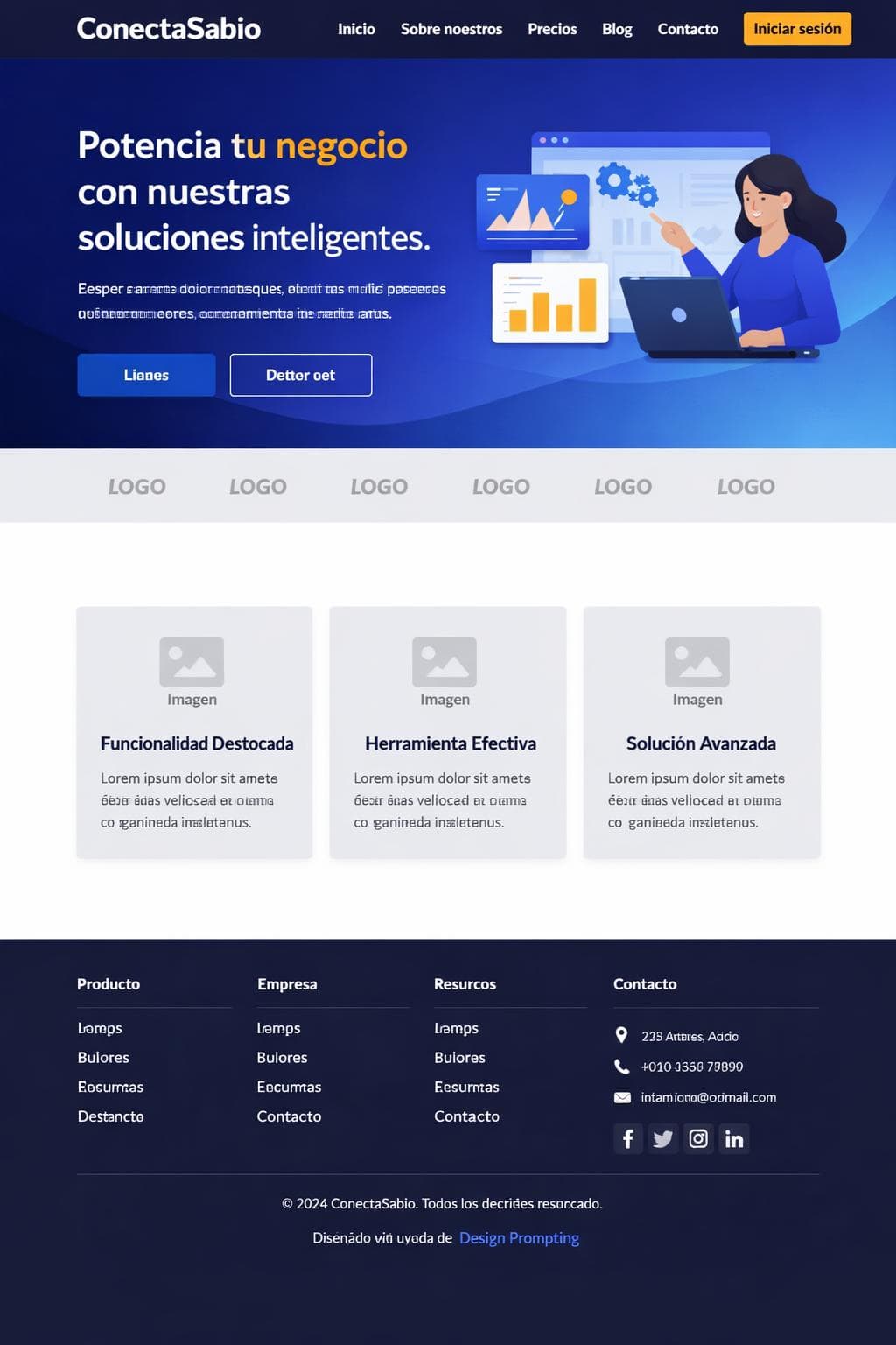 ConectaSabio — vista previa del theme