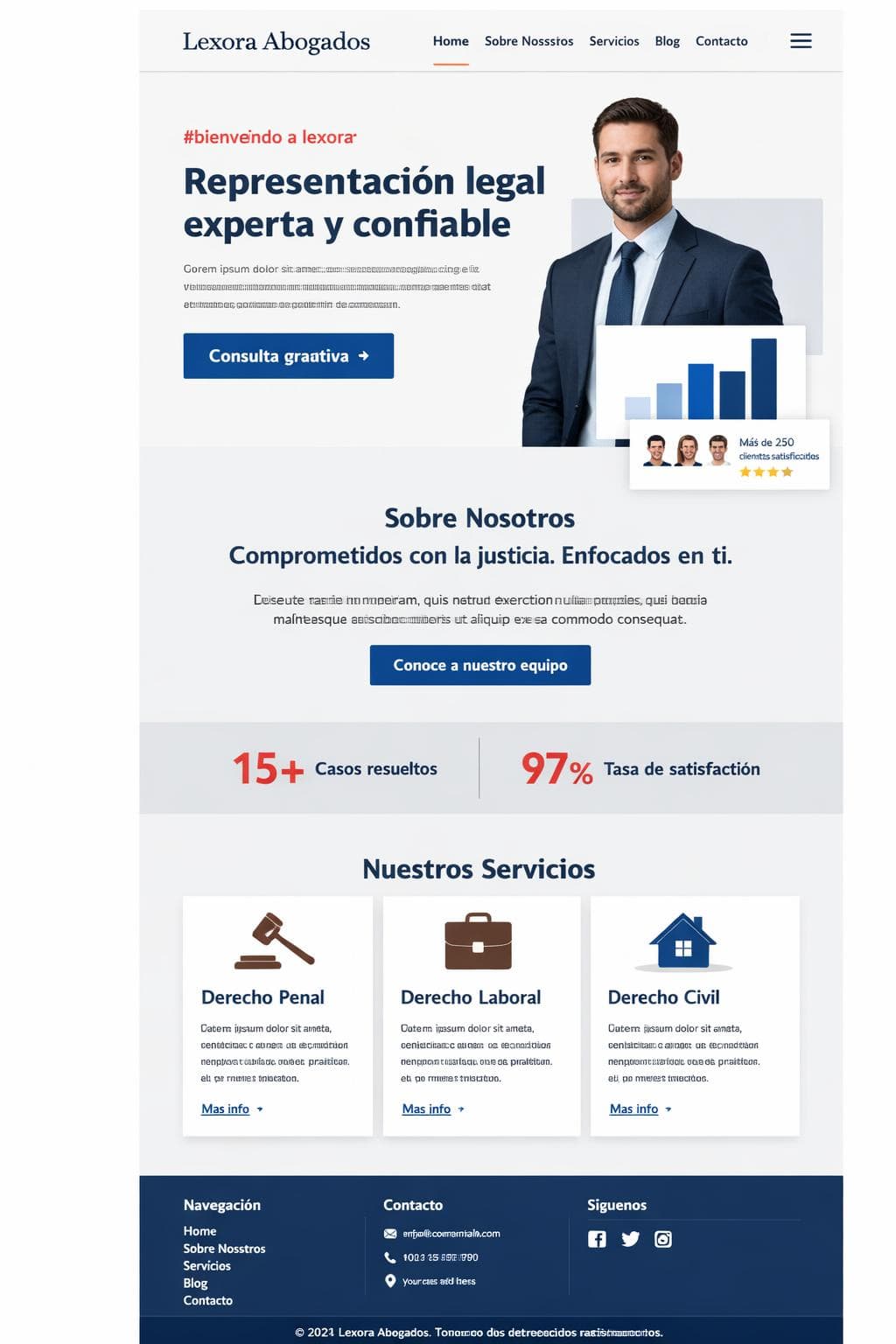 Consultora Alba — vista previa del theme