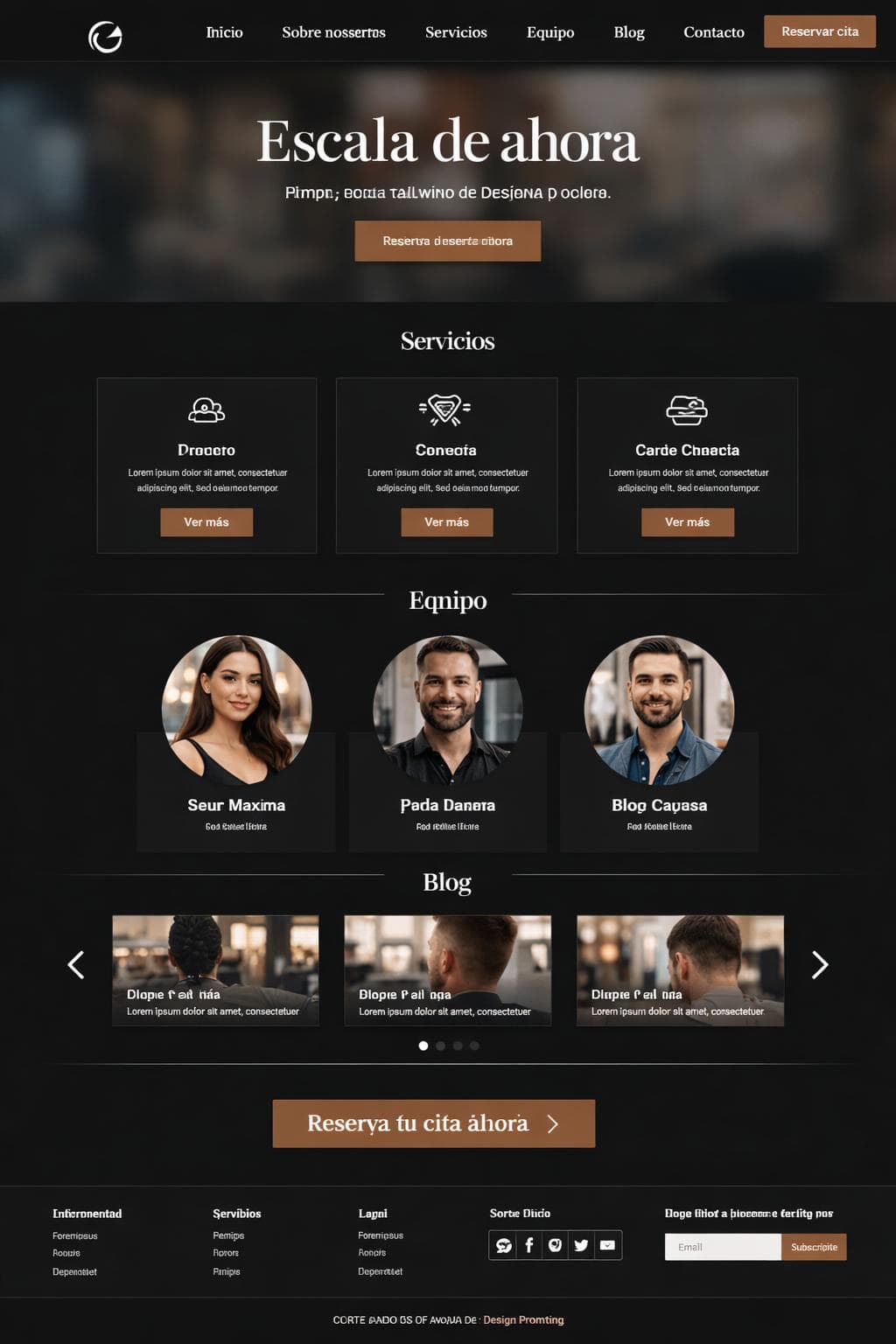 CorteLuna — vista previa del theme