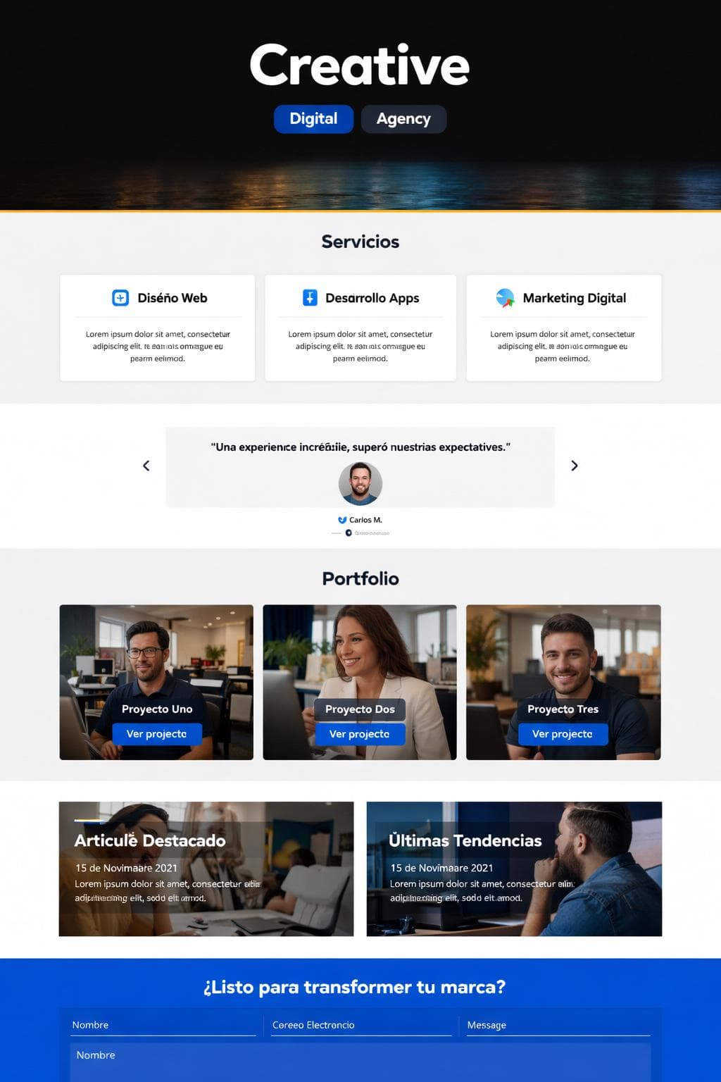 Creador Austral &mdash; vista previa del theme