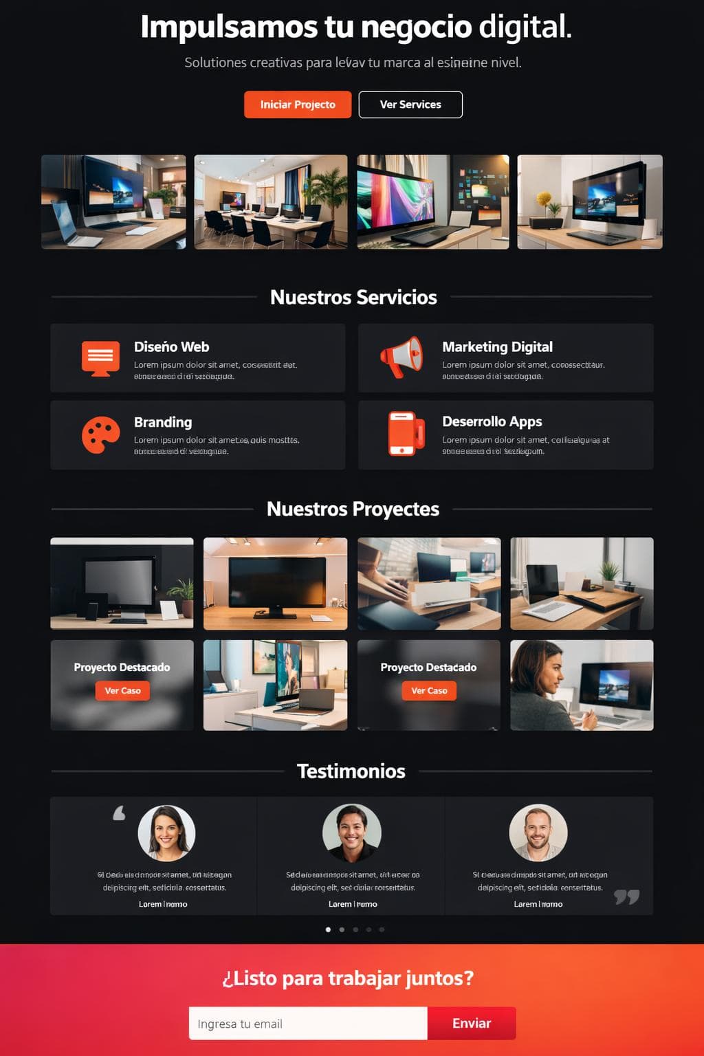 Creador Delta — vista previa del theme