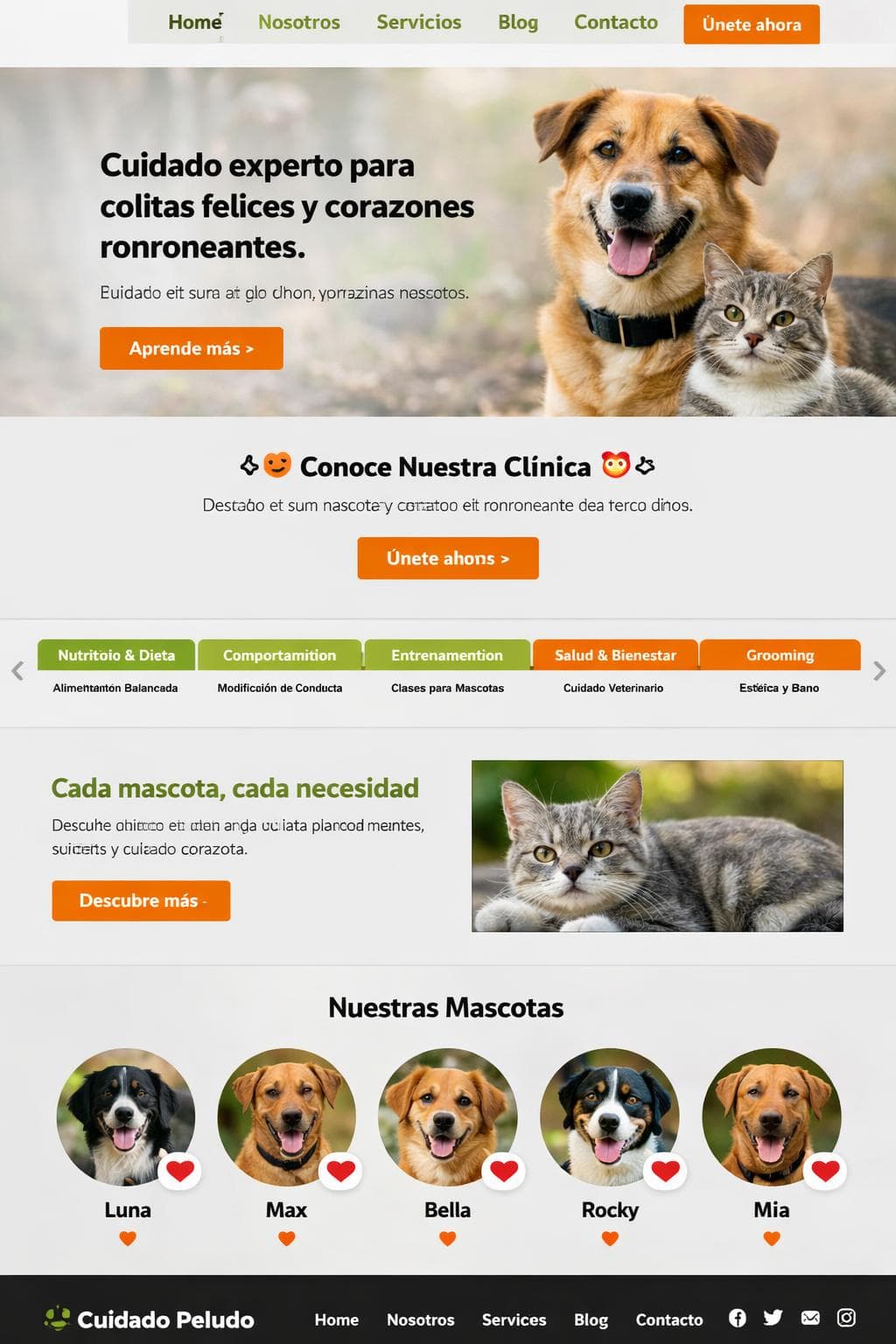 Cuidado Peludo &mdash; vista previa del theme