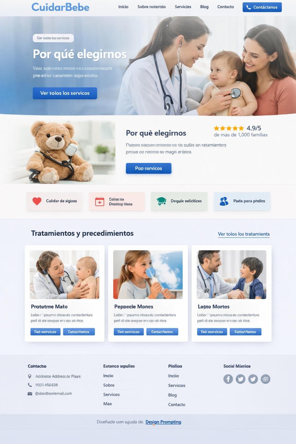 CuidarBebe — vista previa del theme