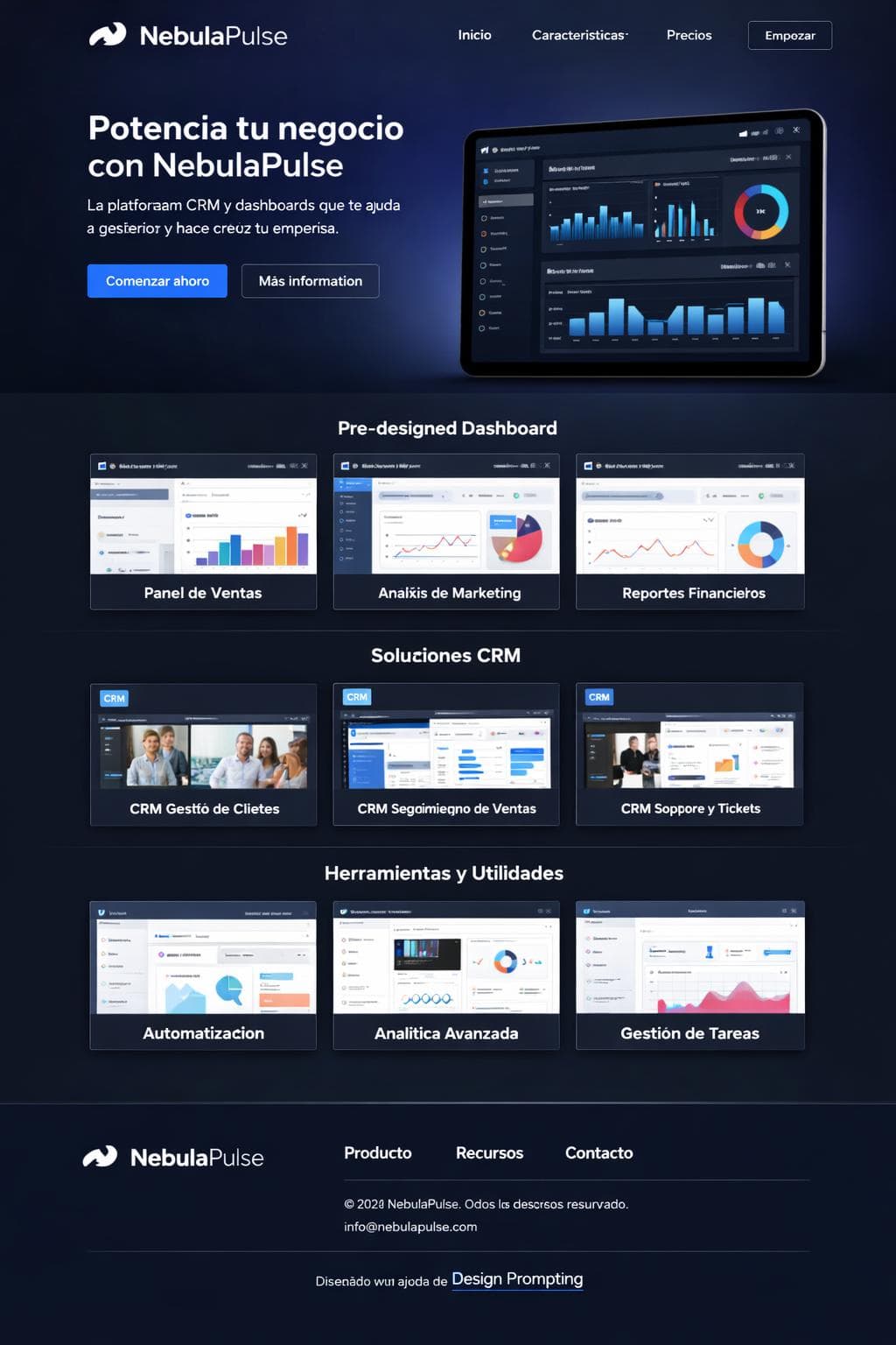 Digital Boreal &mdash; vista previa del theme