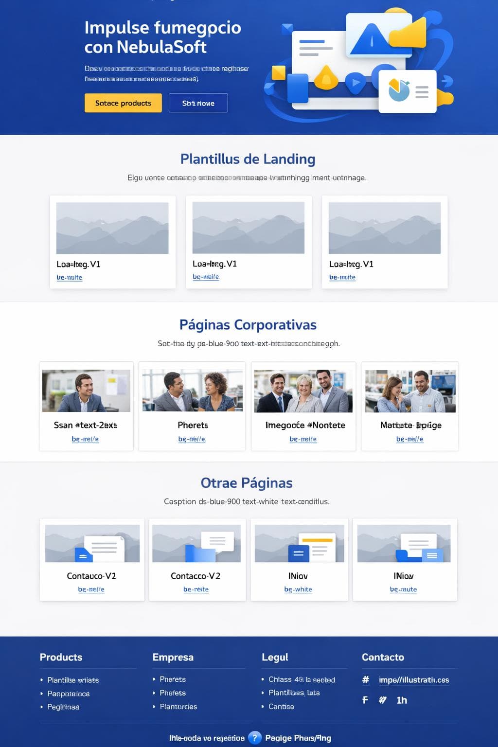 Digital Cobalto &mdash; vista previa del theme