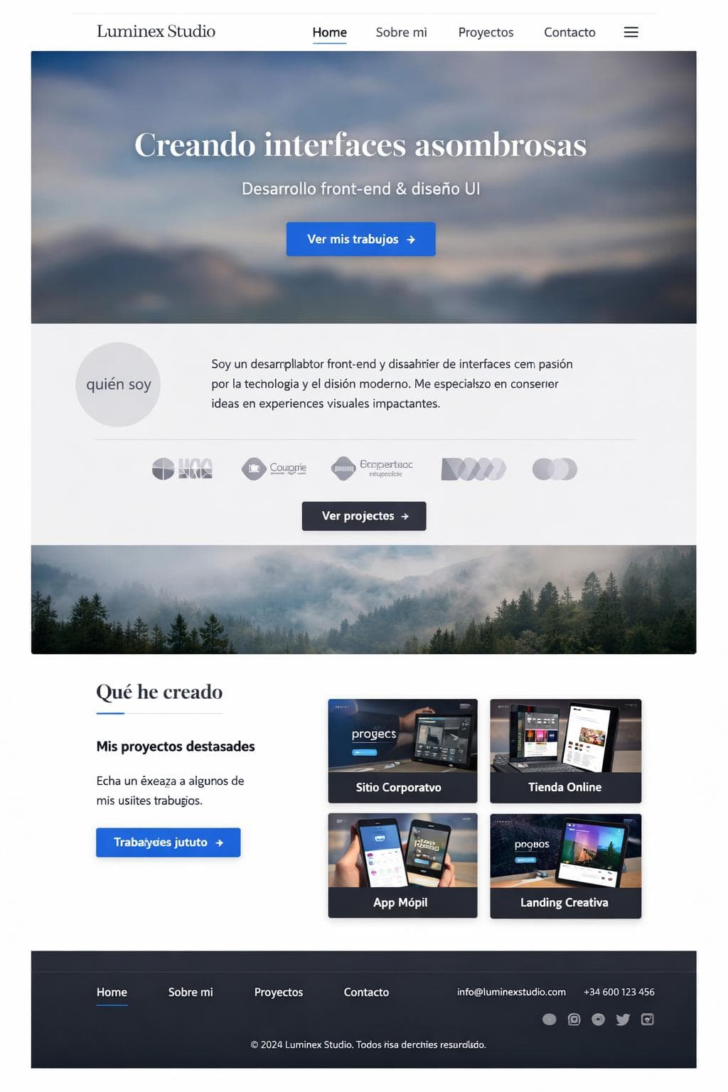 Diseño Polar — vista previa del theme