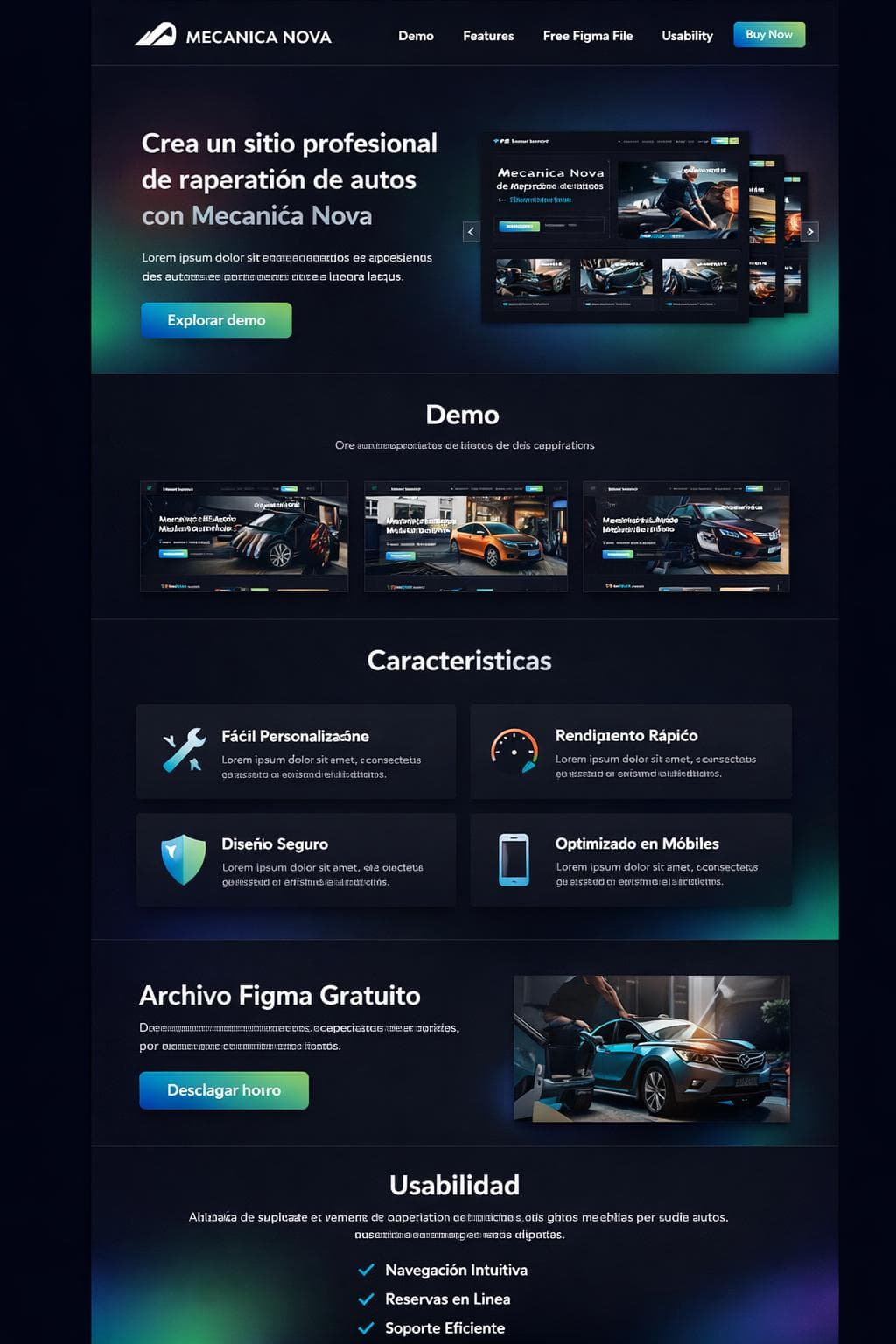 Drive Alba &mdash; vista previa del theme