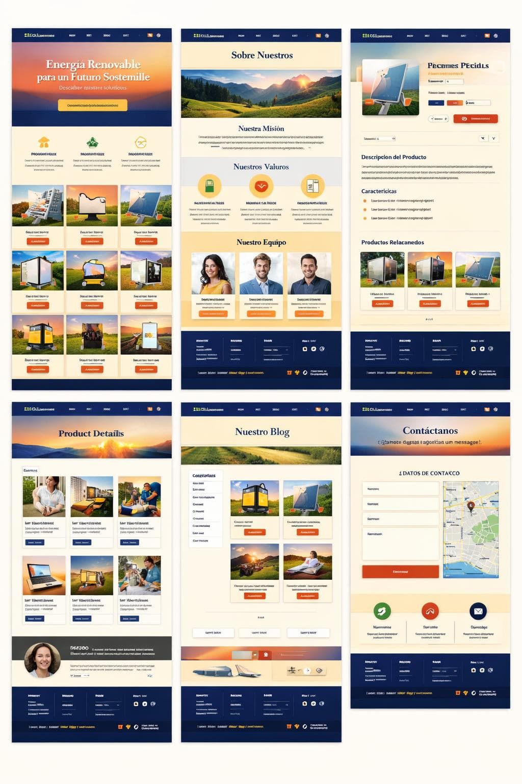 EcoLumen — vista previa del theme