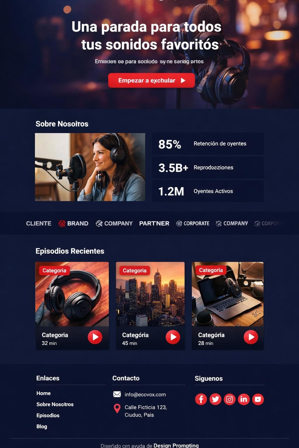 EcoVox &mdash; vista previa del theme
