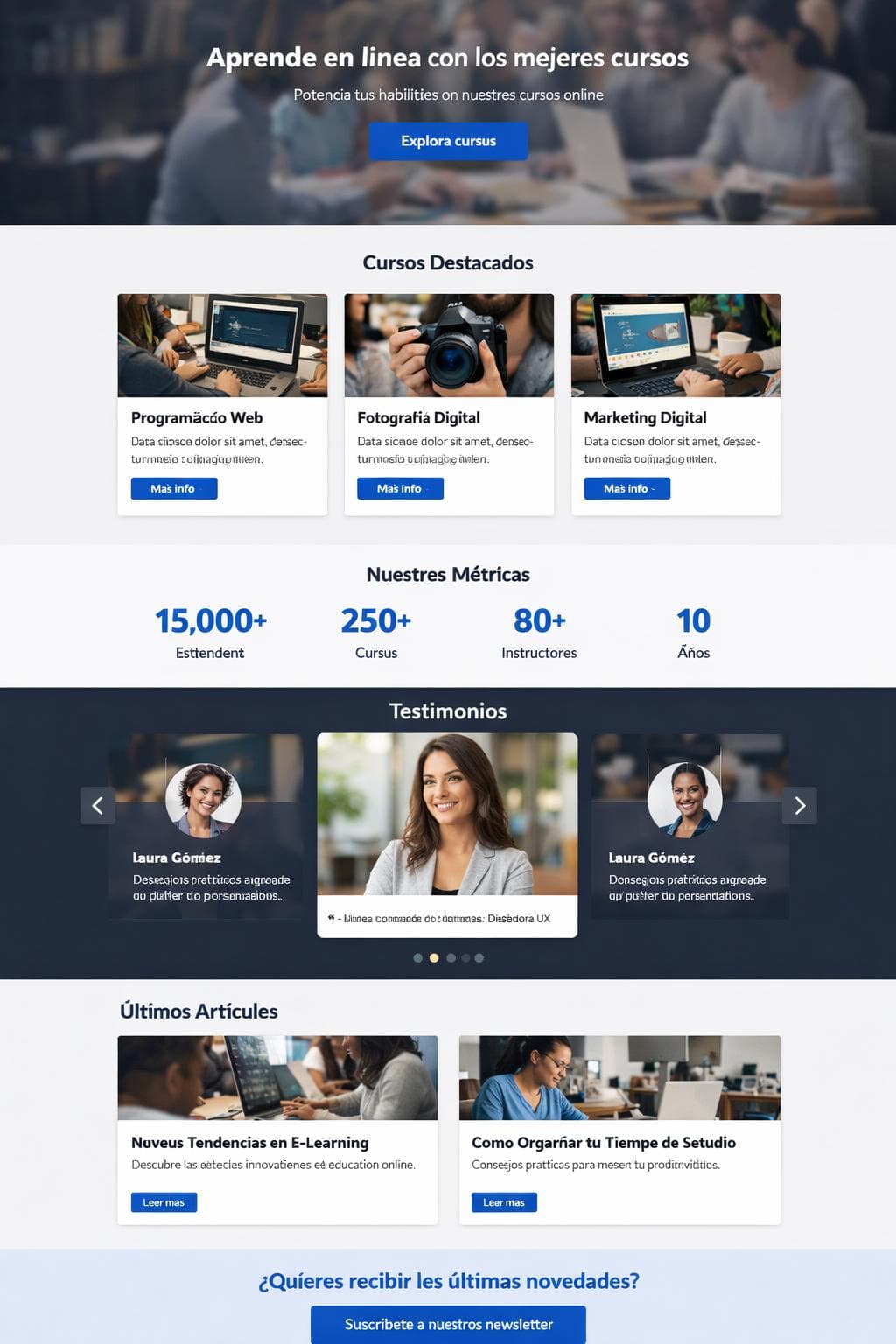 EducaNova &mdash; vista previa del theme