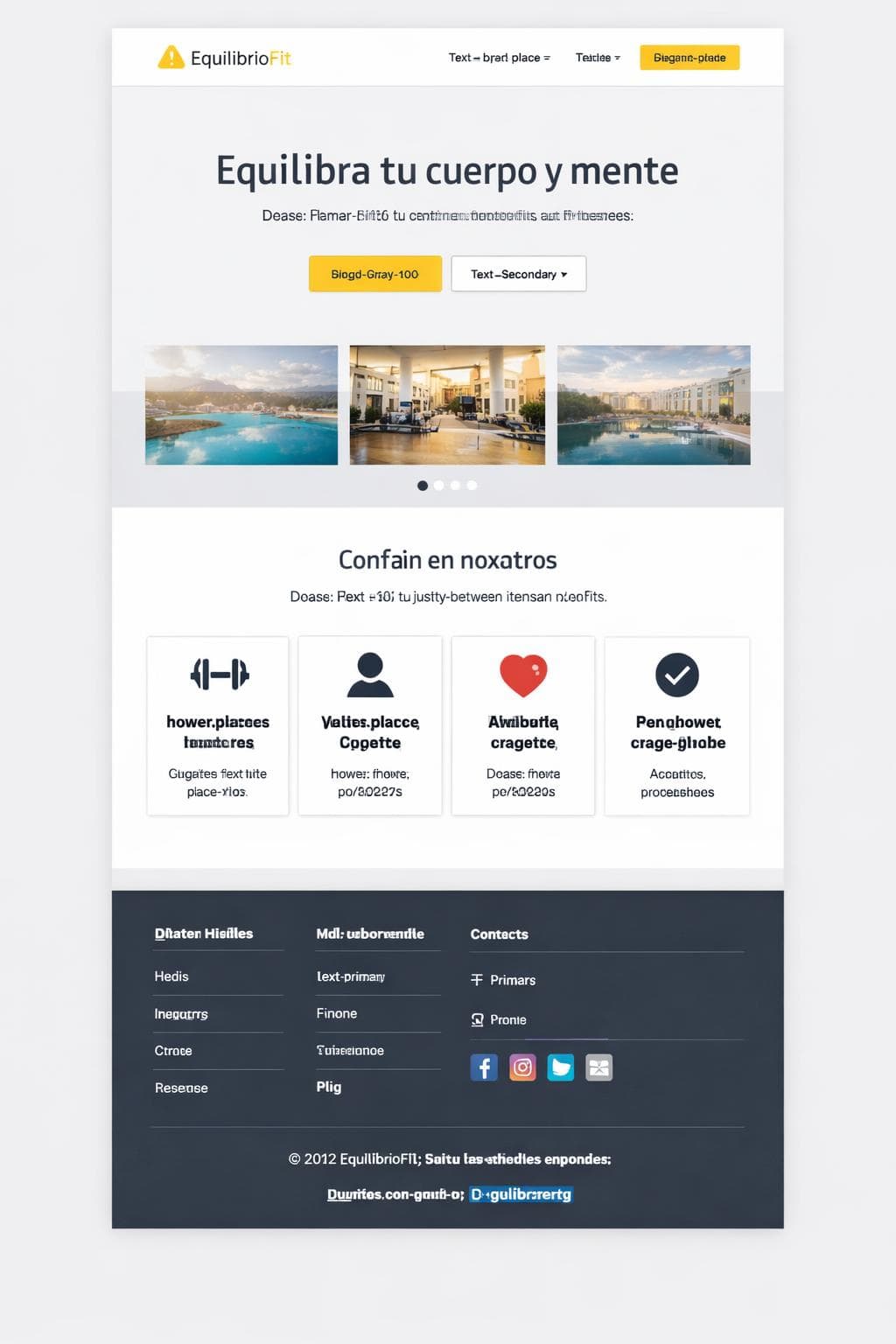 EquilibrioFit &mdash; vista previa del theme
